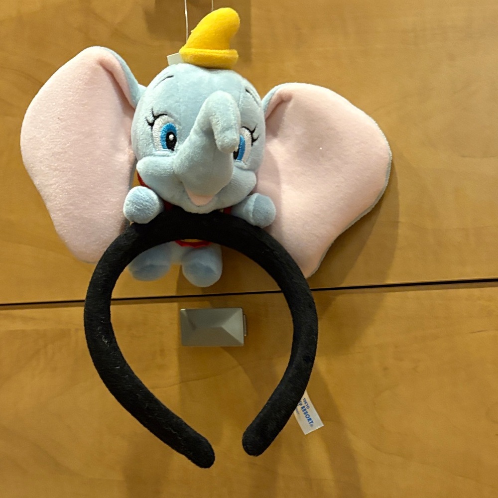 Disney Dumbo Plush Headband - Yellow, Pink, and Black